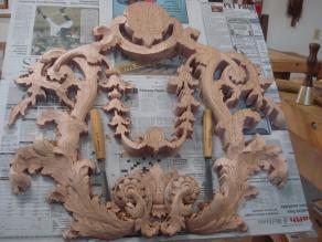 Carved Wood Appliqu&eacute;